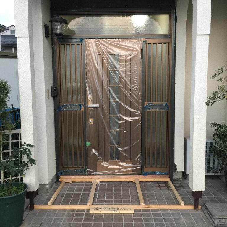 ドアサッシ | 雨漏り止水工事 屋根外壁塗装 木造一戸建て｜ウイッシュ